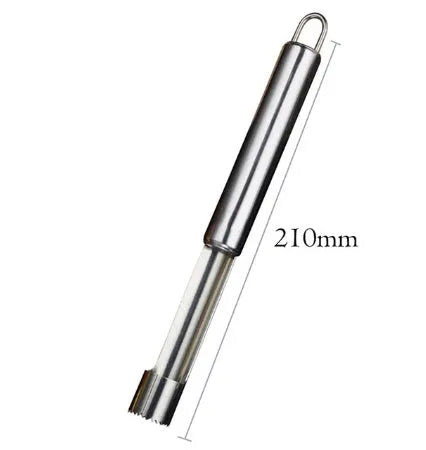 Stainless steel pineapple corer slicer kitchen tool with coloured ABS handle