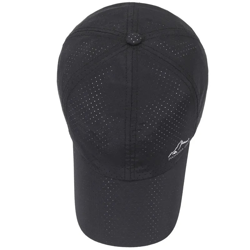 Korean-style adjustable baseball cap in dome crown design with polyester fabric for summer sun protection