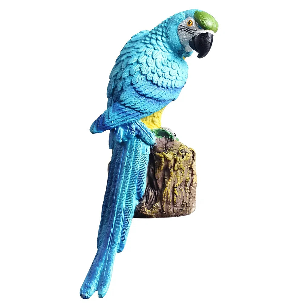 Solar owl garden light with realistic design standing 45cm tall, featuring LED illumination and solar panel