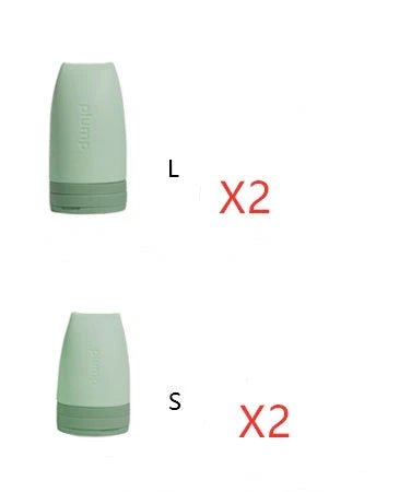 Compact silicone travel bottles for cosmetics, available in multiple vibrant colors and sizes for convenient on-the-go beauty storage and application.