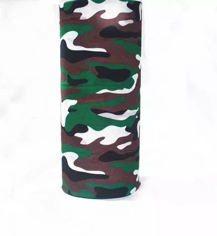 Polyester sports bandana for cycling and sun protection in various patterns