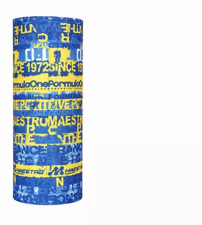 Polyester sports bandana for cycling and sun protection in various patterns