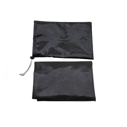 Car windshield snow cover 210x120cm black and silver waterproof polyester taffeta with reflective warning bar and four magnets