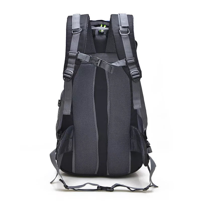 Outdoor foldable backpack in various colors with 50L capacity and waterproof design