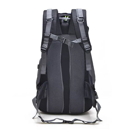 Outdoor foldable backpack in various colors with 50L capacity and waterproof design