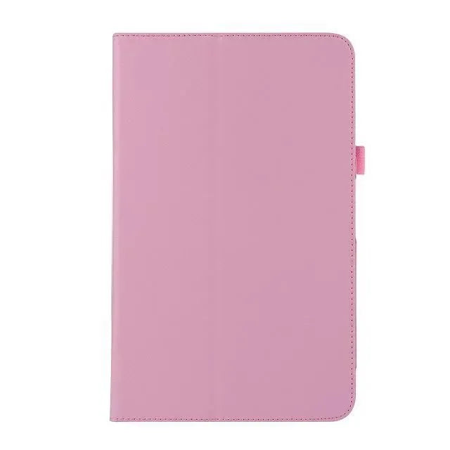 Litchi pattern imitation leather phone case in assorted colours including white, pink, red, and black.