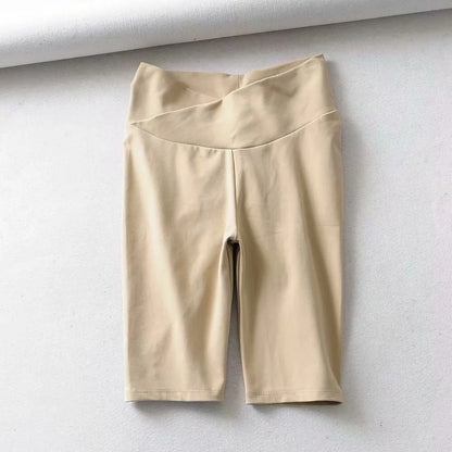 Cotton stretch pleated quick-drying fitness yoga pants in various colors and sizes