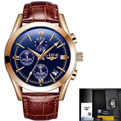 Sports quartz watch with 30M waterproof and mineral glass mirror