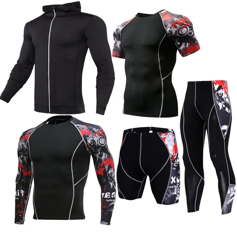 Quick-drying running suit in blue, made from milk silk and 90% polyester, available in multiple sizes and colours.