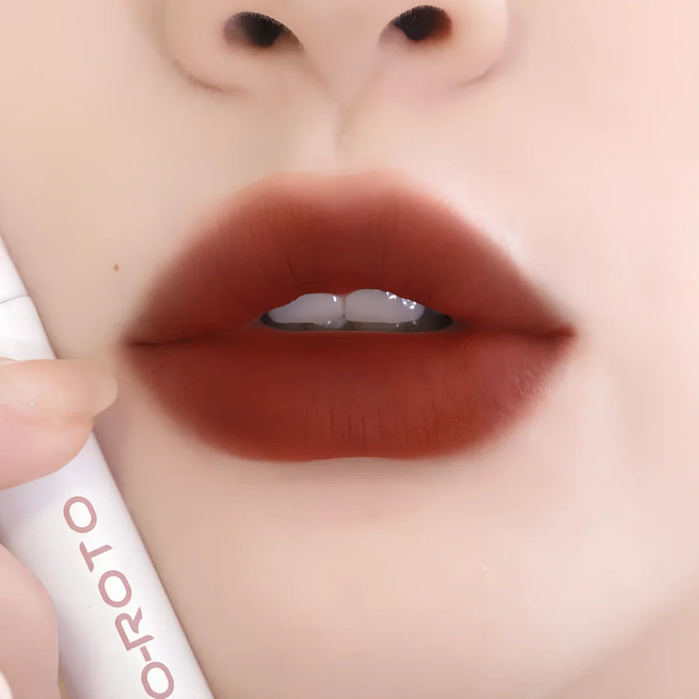 ROTO Matte Air Bear Lip Mud lip lacquer tube with applicator, non-transfer formula