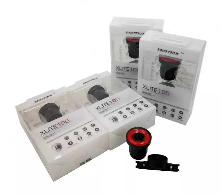ENFITNIX Xlite100 Bicycle Taillight with automatic on/off and waterproof features
