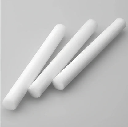 Pack of 7.5x125mm acetate fibre cotton swabs for humidifier wicks, trimmable length for stable fog output