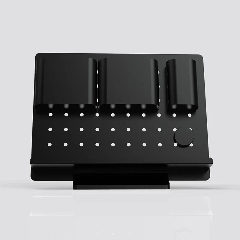 Fashionable Magnetic Desktop Organizer Rack - Sleek Storage Solution for Clutter-Free Workspace