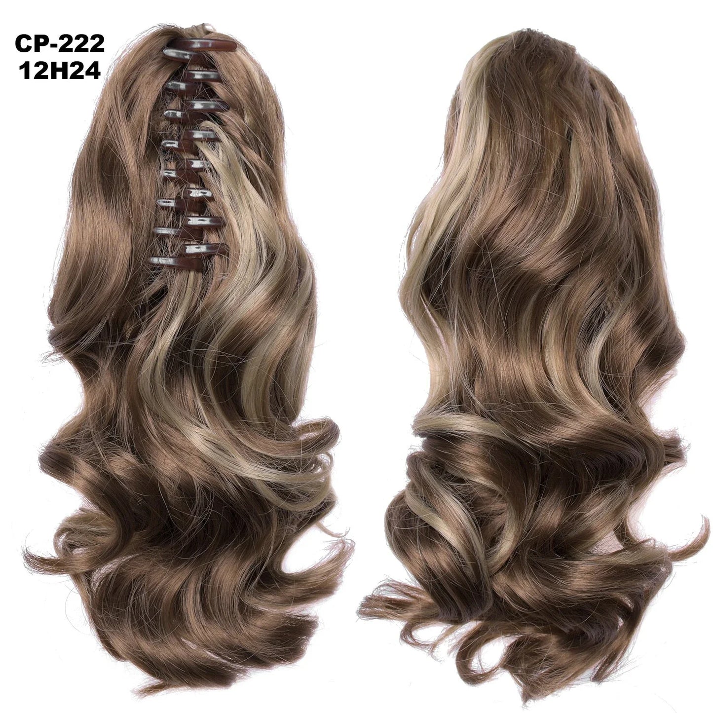 Stylish ponytail hair extension with natural-looking synthetic fibers for comfortable all-day wear