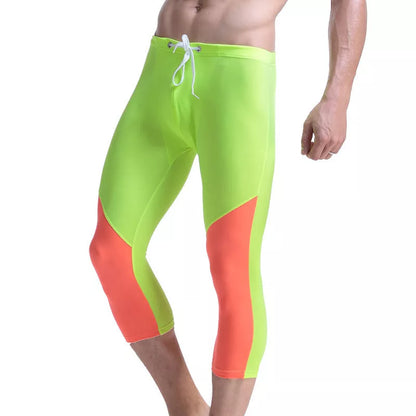 Nylon semi-light swimming pool sports casual pants in various colors