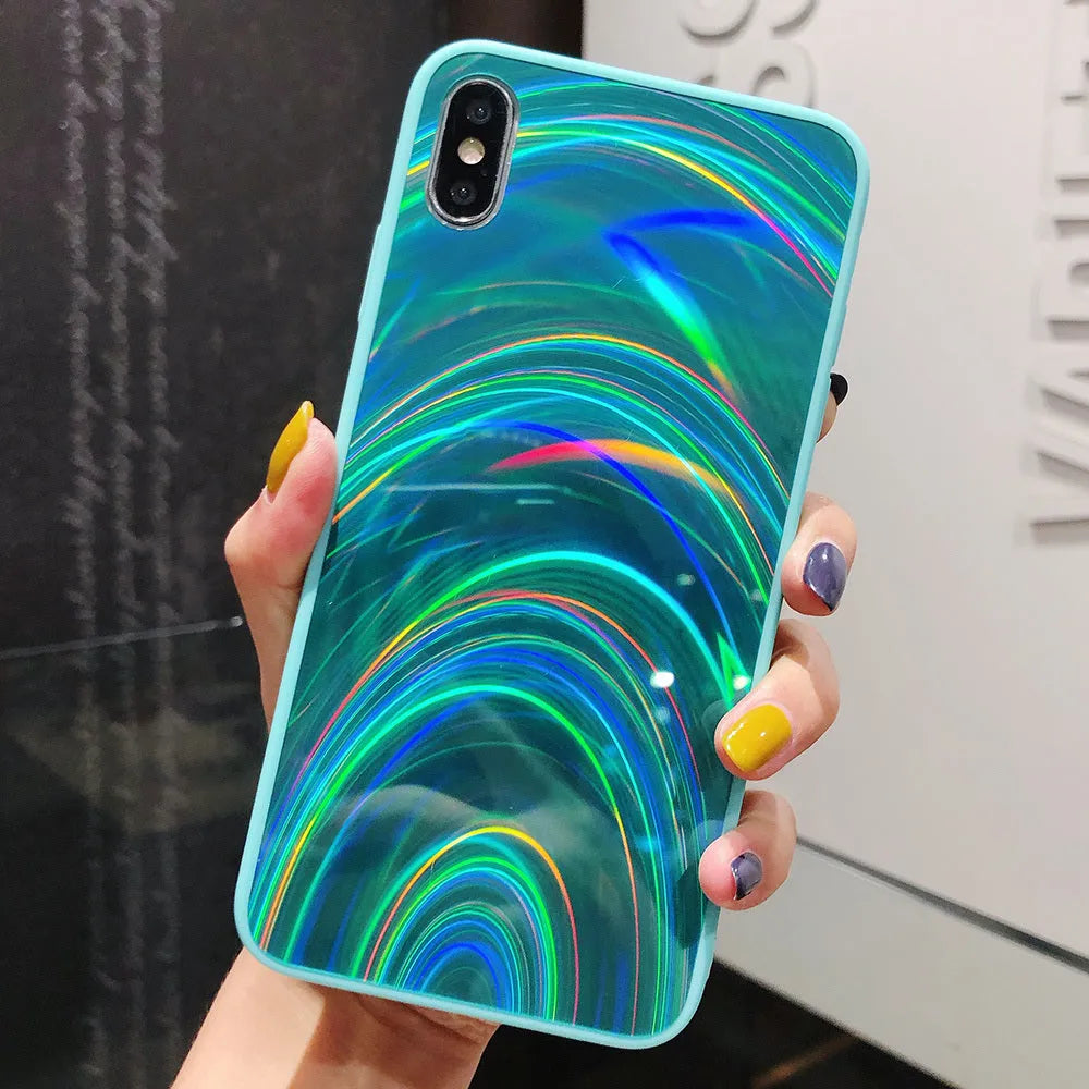 Marble-pattern shockproof silicone phone case for Samsung Galaxy models shown in multiple colours.
