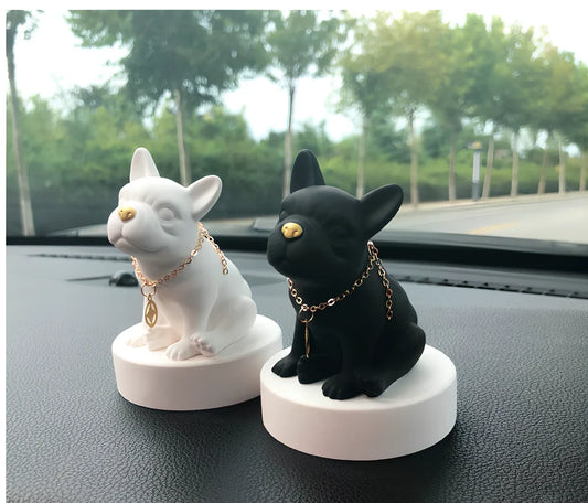 Car perfume aromatherapy decoration measuring 9.5cm × 7cm with mineral powder construction and essential oil