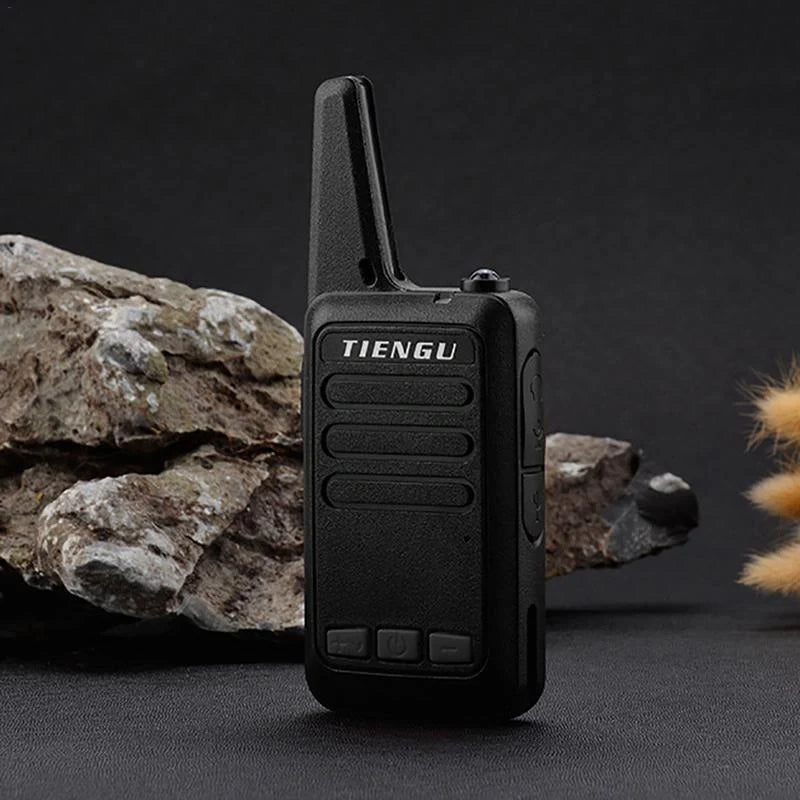 TIENGU Wireless Handheld Radio Intercom with LED flashlight and USB charging port