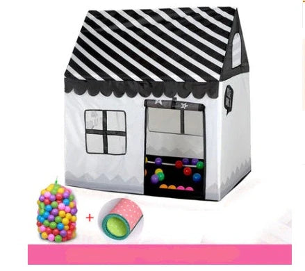 Children's play tent with transfer printing decoration measuring 120cm wide by 120cm deep by 110cm high