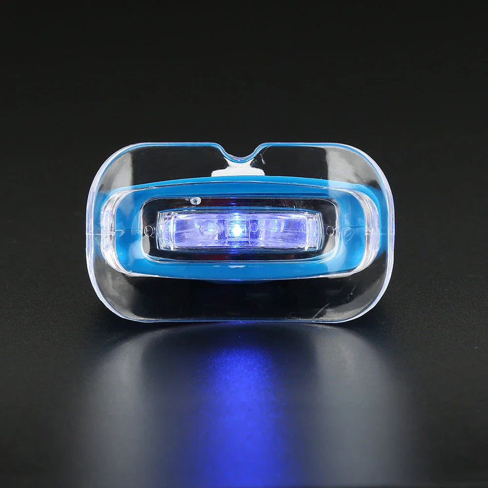Premium blue LED teeth whitening lamp for a radiant, camera-ready smile