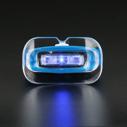 Premium blue LED teeth whitening lamp for a radiant, camera-ready smile
