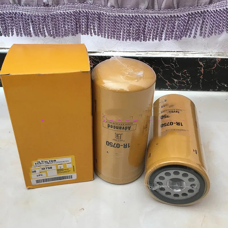 1R-0750 fuel filter element with filter paper construction for anti-fuel oil