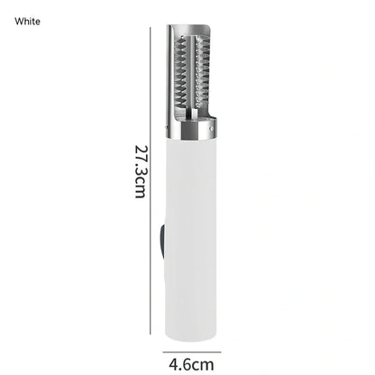 Electric handheld fish scaler machine in white, black, or light green with 125W motor and waterproof design