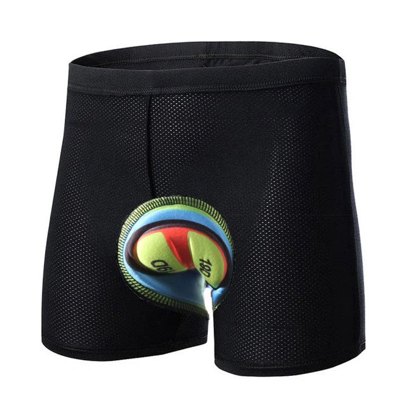 Cycling shorts with 3D shock-resistant gel pads for long-distance comfort