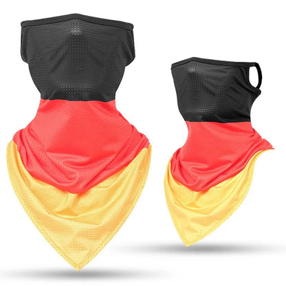 Breathable Face Guard Thin Tubular Ring Scarf in various colors for sun protection