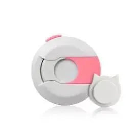 Anti-theft mobile phone lock with super magnetic lock and transparent German materials, in black, blue, pink, or red.