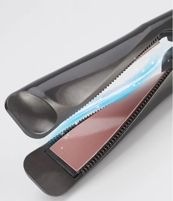 2-in-1 Professional Hair Straightener and Crimper with adjustable temperature and LCD screen