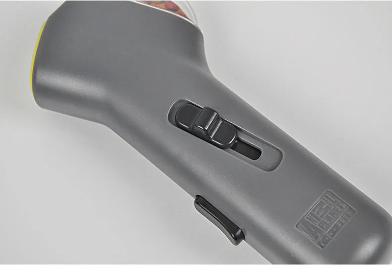 Dog Training Snack Launcher in grey, dimensions 18cm height, for interactive pet play