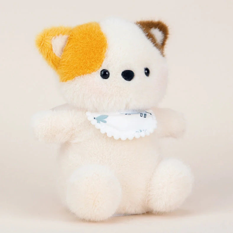 Clapping plush doll with sound functions, 20cm tall with elephant, fox or penguin design