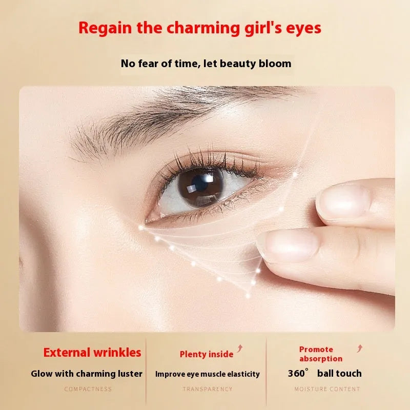 Eye anti-wrinkle massage essence oil providing hydrating, moisturising and firming skincare benefits in a 20ml bottle suitable for all skin types including oily, dry, sensitive and combination complexions