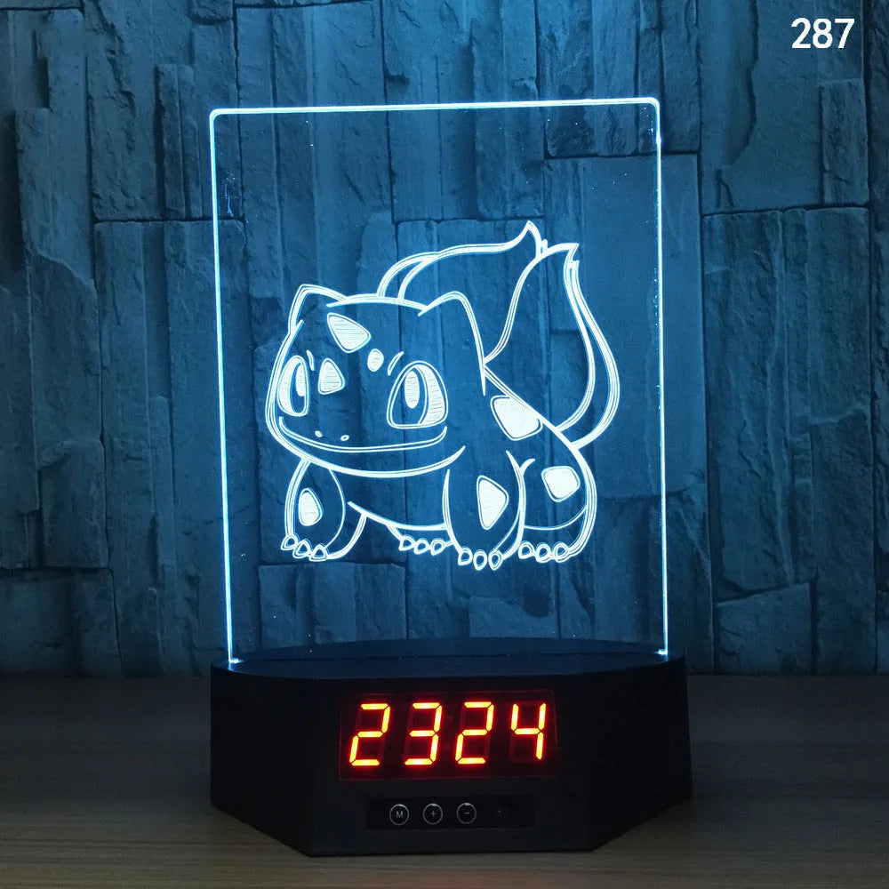 Glowing 3D dolphin LED night light on a table with remote control