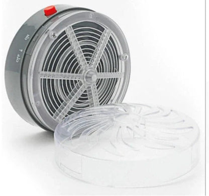 Solar-powered mosquito killer with LED light and suction cups for outdoor pest control