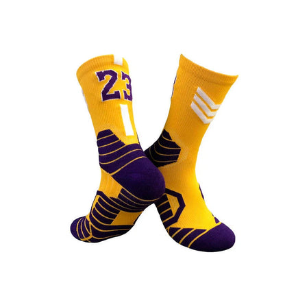 Premium basketball socks with moisture-wicking technology and supportive fit for enhanced sports performance