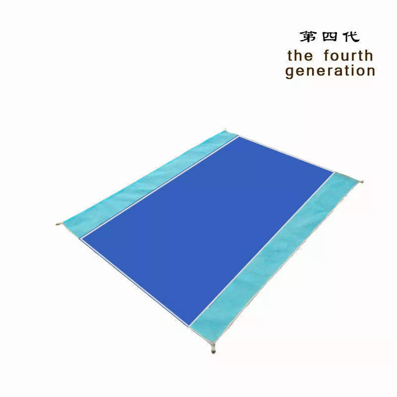 Sand Free Beach Mat in Deep Blue, sand-proof and easy to clean