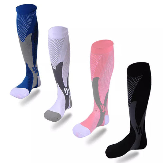 Outdoor Sports Magic Compression Stretch Socks in various colors for enhanced athletic performance