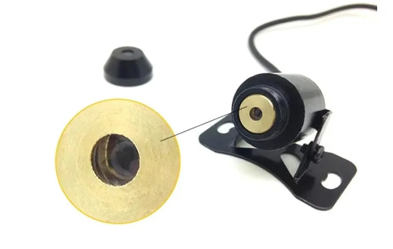 Black laser fog light anti-tailgating spotlight and anti-collision warning lamp for car rear fog safety