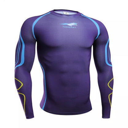 Men's quick-drying sports tights in various colors for high-performance workouts