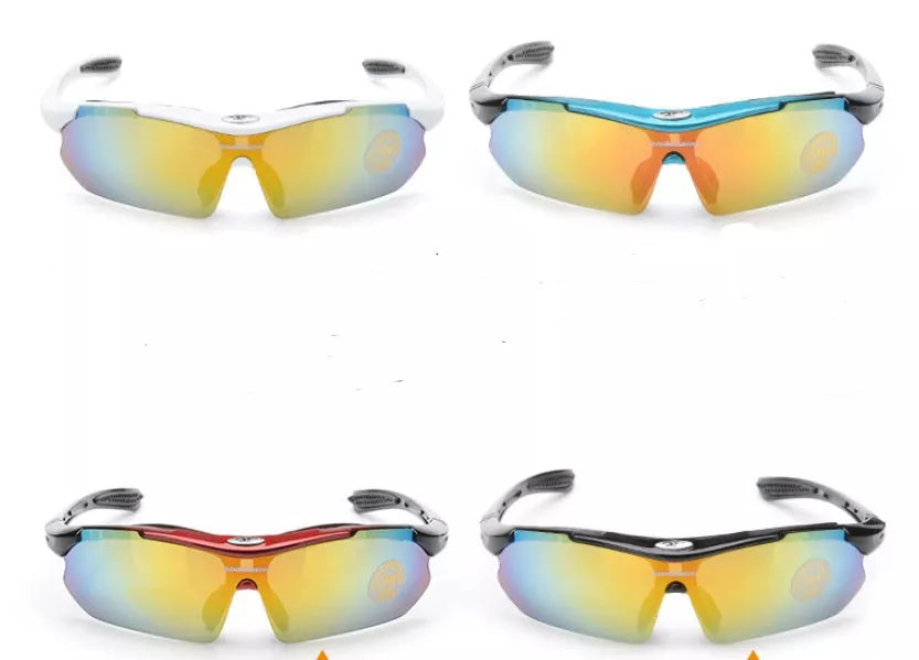 Polarized riding glasses for outdoor sports with windproof design and UV protection