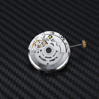Silver 8215 automatic watch movement replacement with 25mm diameter stainless steel construction