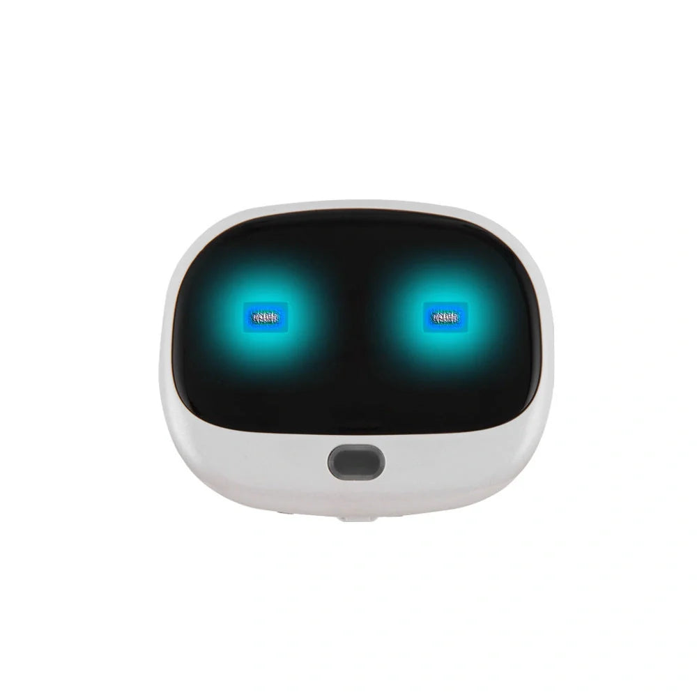 Mini Cat Anti-Loss Tracker attached to a pet collar with LED light visible