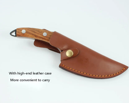 Handcrafted stainless steel boning knife with ergonomic handle for precision cooking tasks