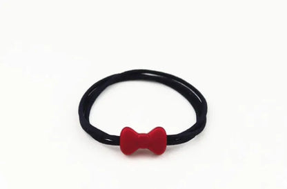 Korean style hair ring with rubber band, 5cm diameter, in Bow, Love, or Puppy design.