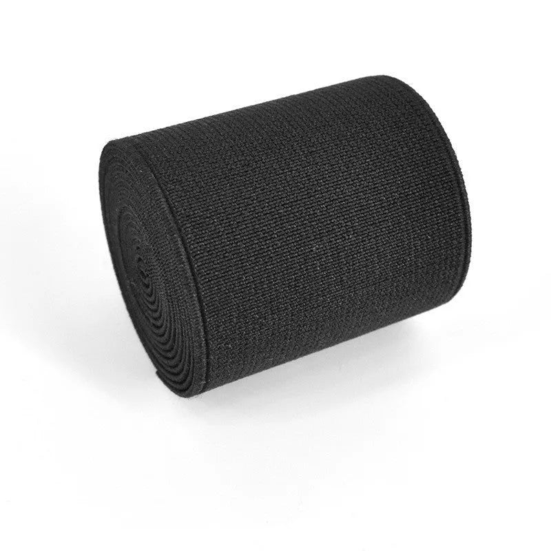 5cm wide fashion colour elastic band in ten colours including black, brown and royal blue
