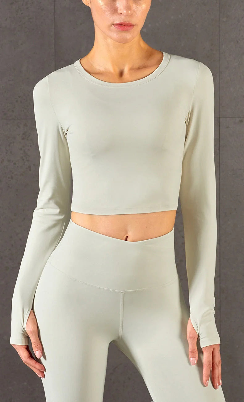 High-elastic tight-fitting slim finger sleeves for fitness in various colors