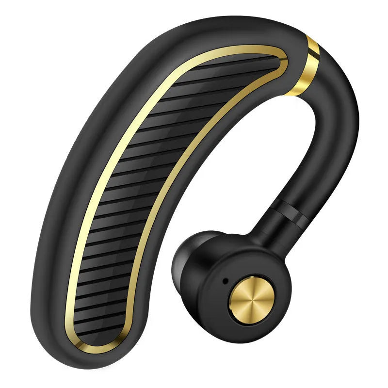 Sweatproof wireless earphones in black gold, black silver, white gold and box colour options