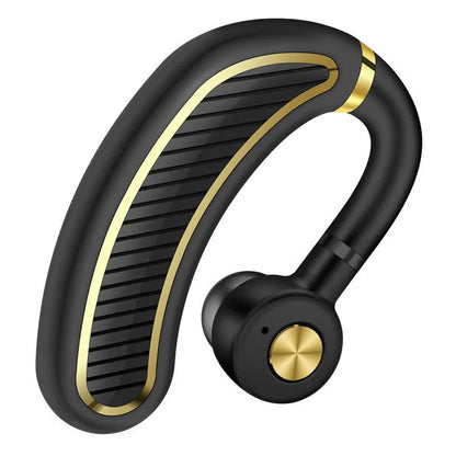 Sweatproof wireless earphones in black gold, black silver, white gold and box colour options
